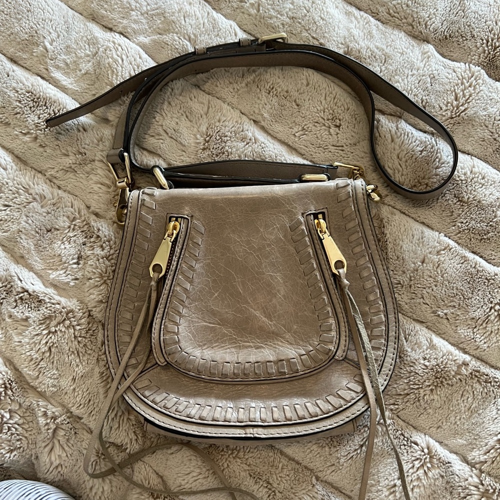 Rebecca Minkoff Grey Saddle Bag